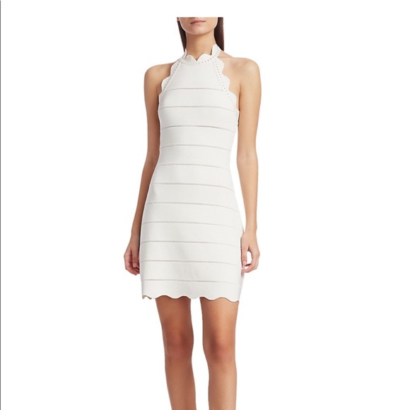 Herve Leger scalloped dress sz M never worn - Picture 1 of 4